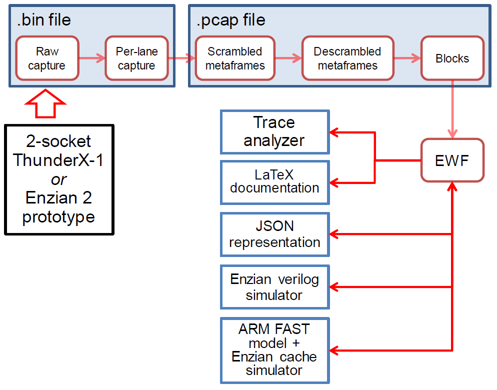 EWF generation and processing workflow