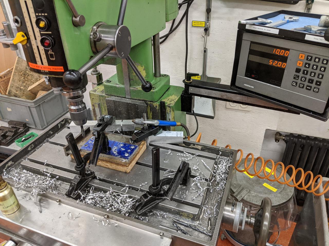 Counterboring holes for the Enzian signal integrity testing rig