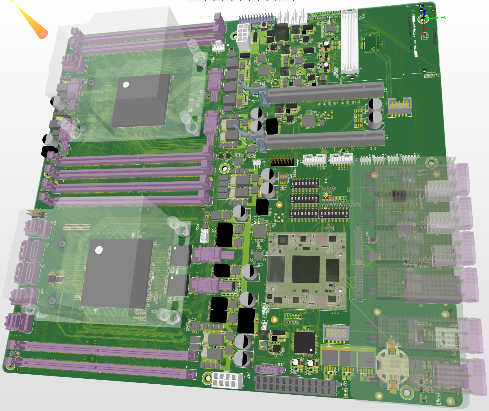 Enzian eATX board top render